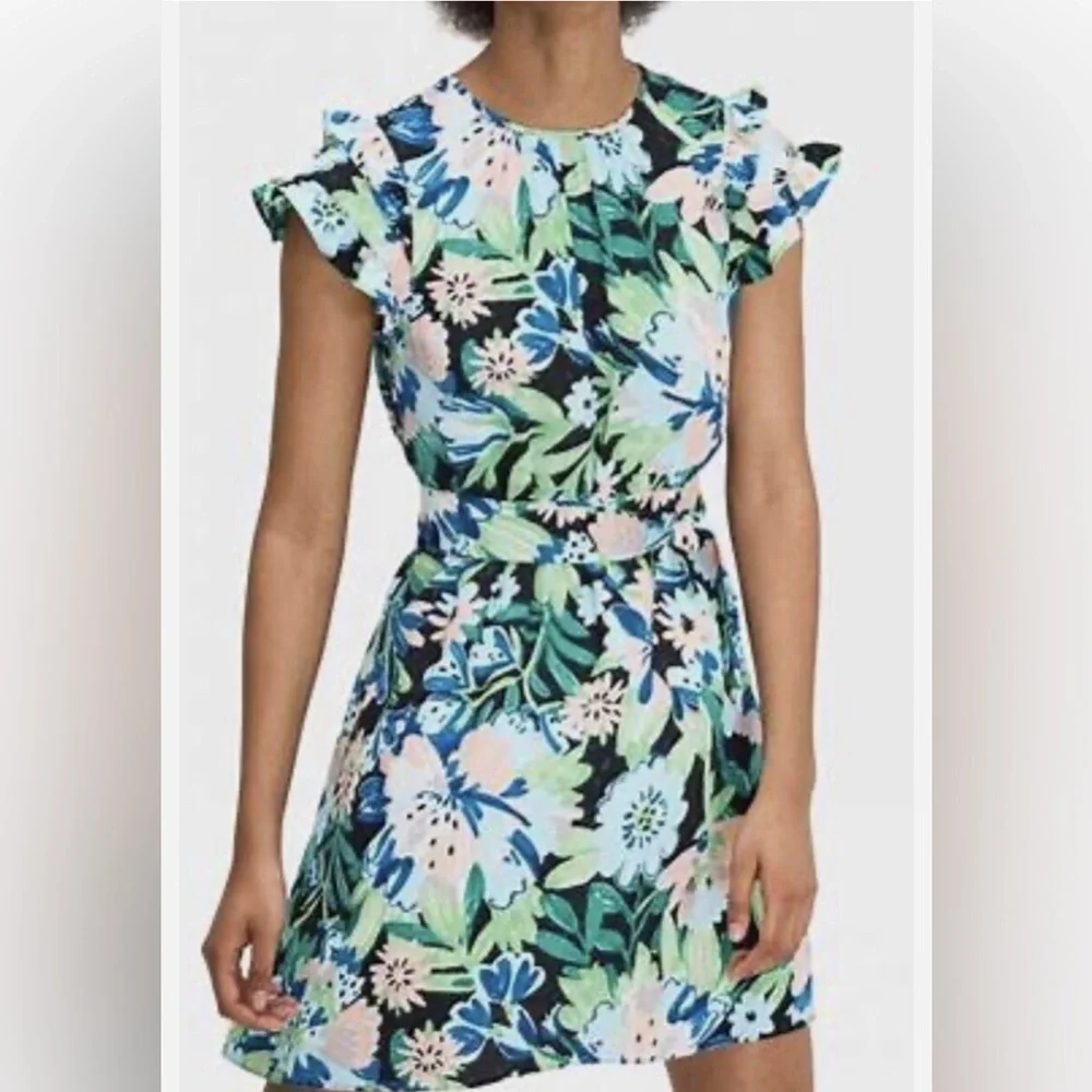 Kate Spade New York Full Bloom Floral Mini Dress Size 2